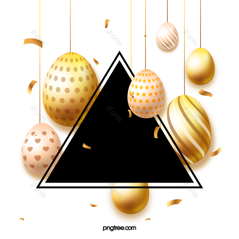 装饰图片,花纹元素,立体PNG,三角形免抠素材